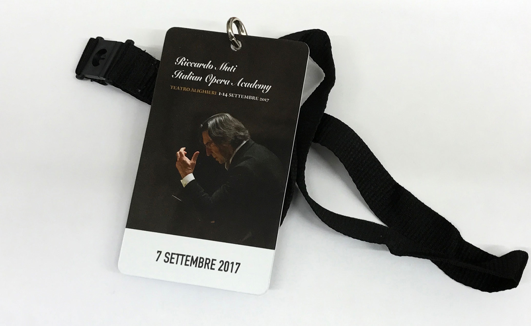 Alle prove del Maestro Riccardo Muti a Ravenna.