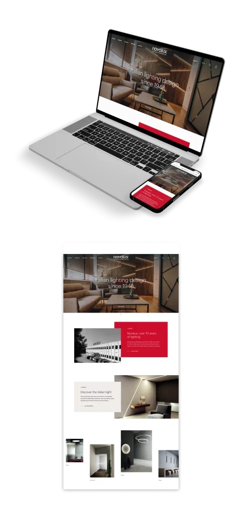 prodotti di illuminazione architetturale novalux portale web cosmobile