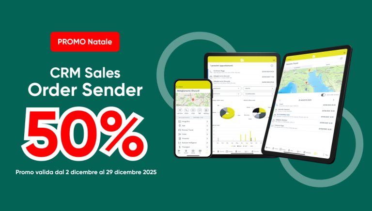 CRM Sales order Sender promo Natale 2025 Cosmobile