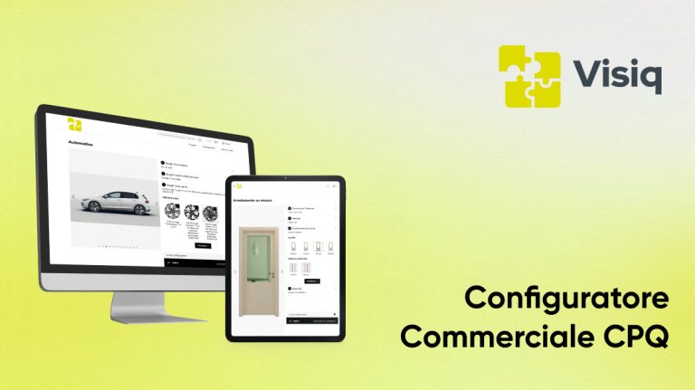 Configuratore Commerciale CPQ per configurazioni e preventivi Visiq Cosmobile