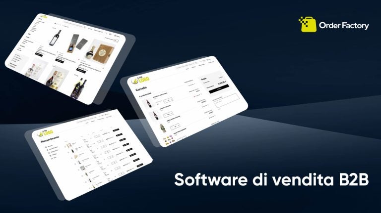 Ecomemrce per ordini B2B Order Factory